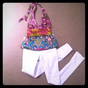 Alice & Trixie Multicolor Halter Top